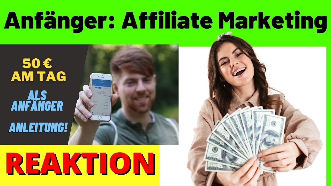 Anleitung: Wie du 50€ als Anfänger mit Affiliate Marketing verdienst [Michael Reagiertauf]